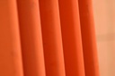 Radiateur acier 4 lames orange vintage 160x16cm