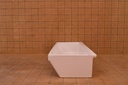 Lavabo rectangulaire collectif céramique
