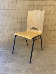 Chaise bois et métal