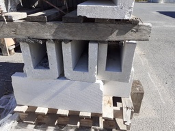 Bloc béton horizontal
